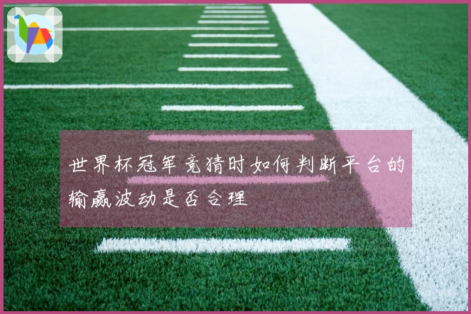 世界杯冠军竞猜时如何判断平台的输赢波动是否合理